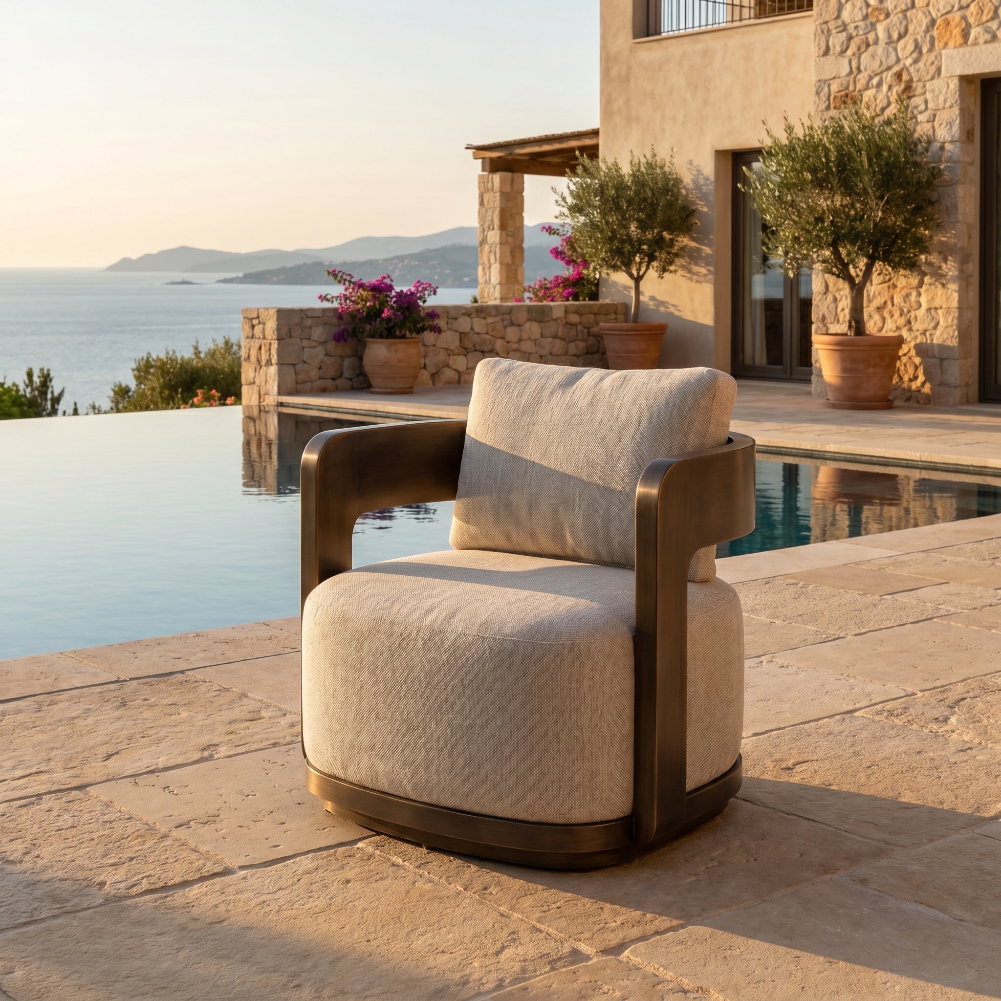 SAINT TROPEZ · כורסת מושב יחיד · אלומיניום