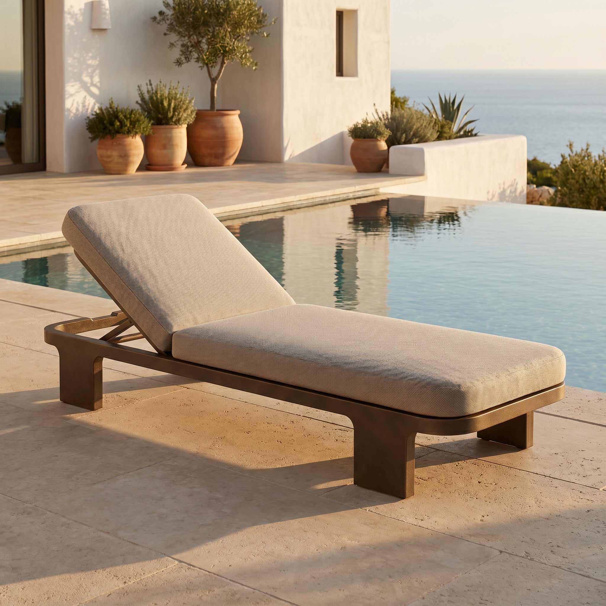 SAINT TROPEZ · מיטת שיזוף · אלומיניום