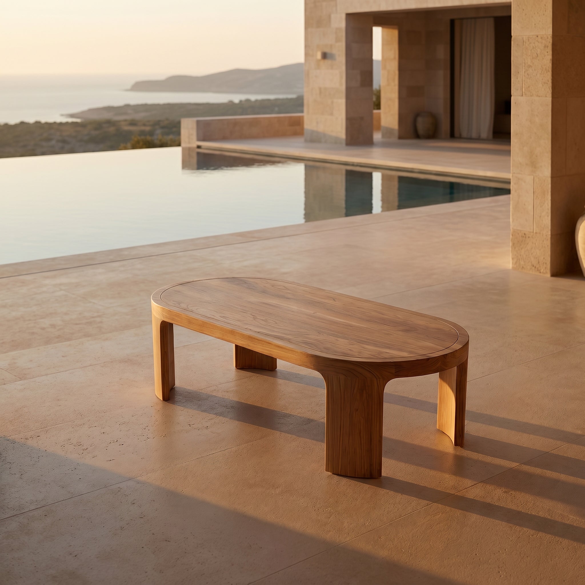 SAINT TROPEZ · שולחן קפה · עץ טיק