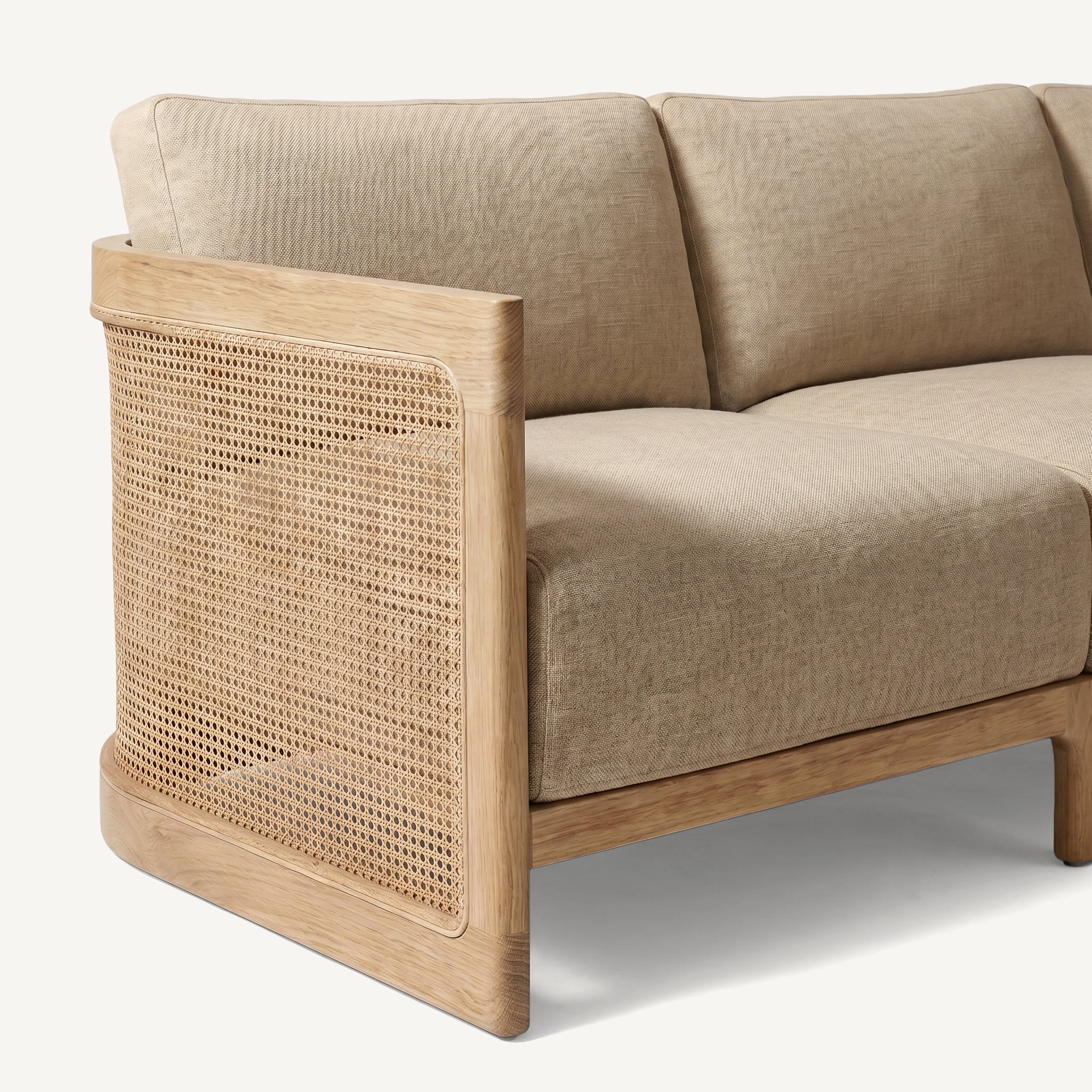 KRABI · ספה תלת-מושבית · עץ טיק